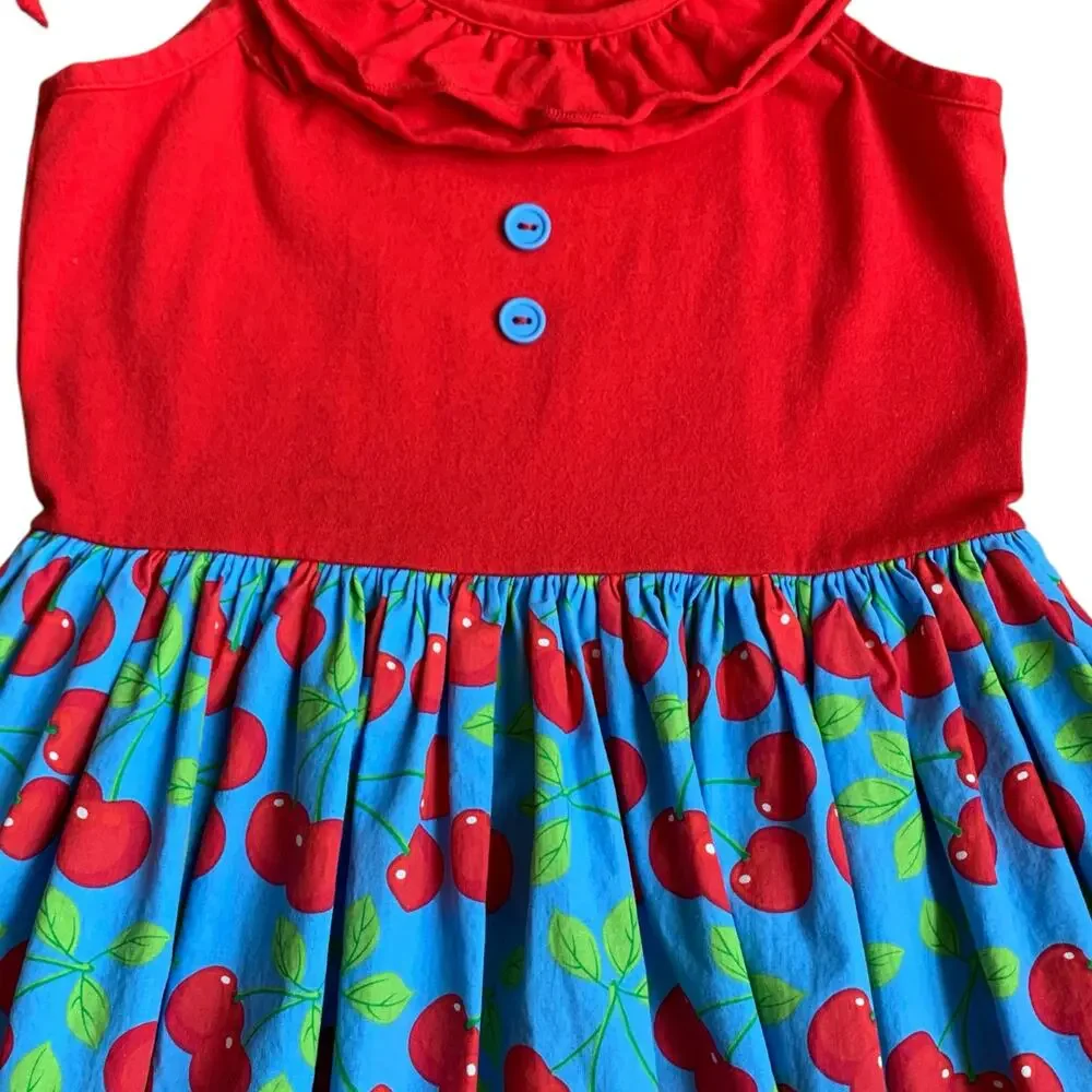 Eleanor Rose Cherry Judy Dress 7/8 years